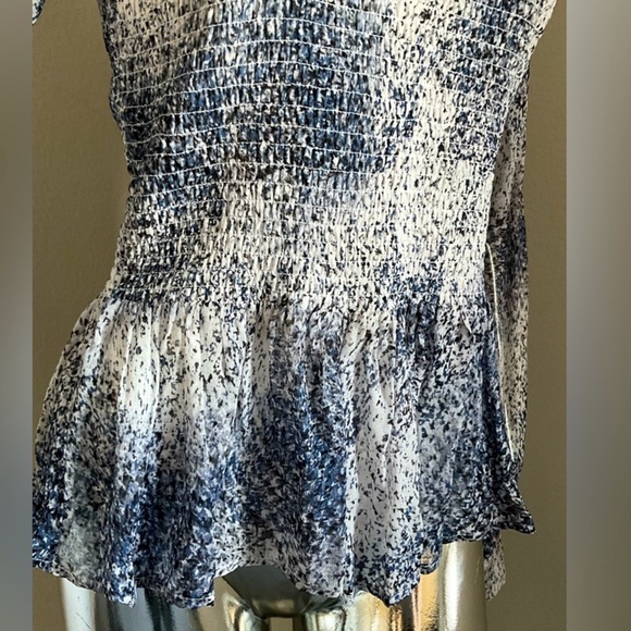 ❌SOLD❌ Tyler Boe Smocked Peplum Blouse - Picture 6 of 15